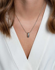 ZINZI zilveren hanger rechthoek met gedraaid effect en witte zirconia's 20mm ZIH2244 - PansiteNederland.nl