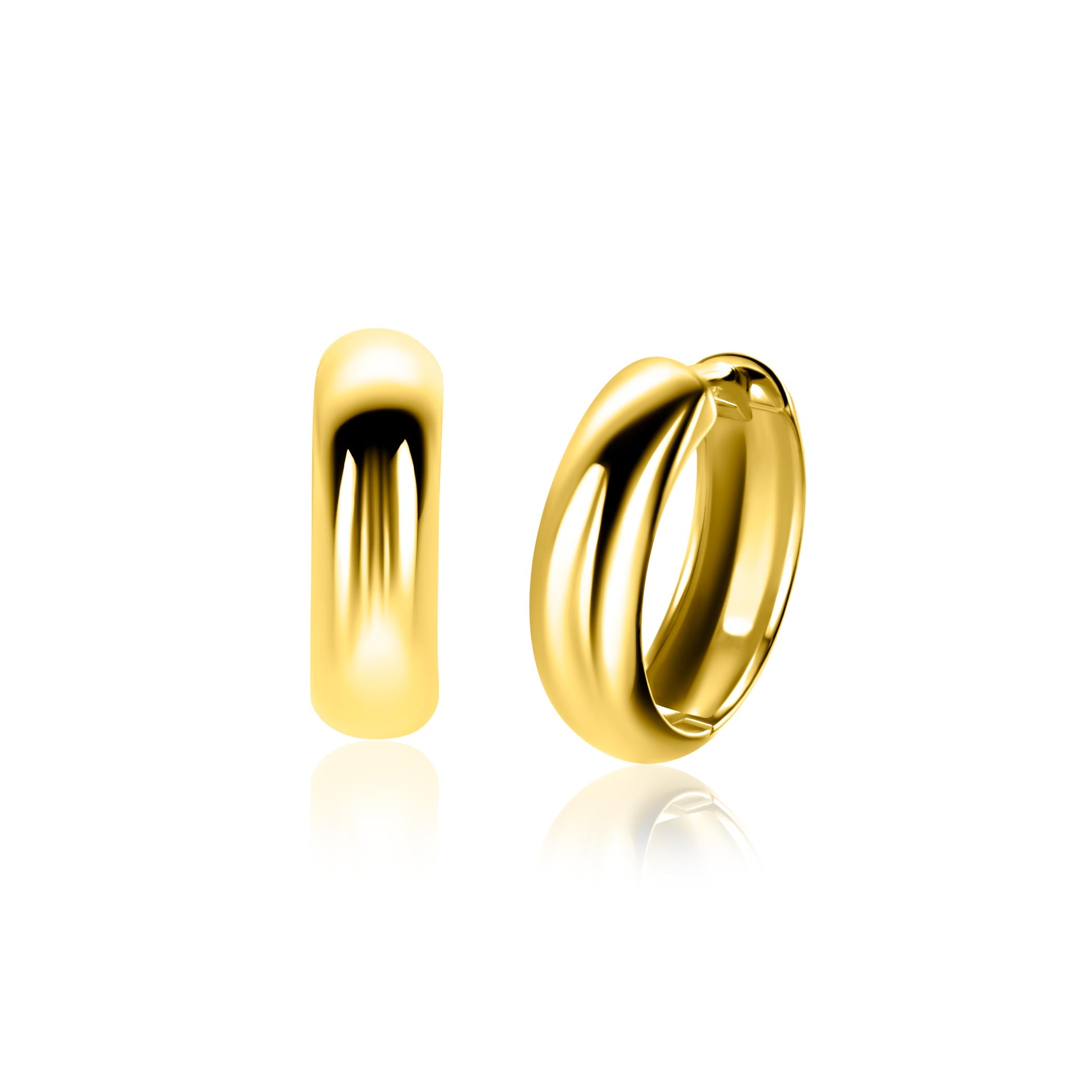 ZINZI Verguld Zilveren Oorbellen 17mm - ZIO2793G