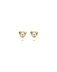 14K geelgouden oorknoppen parel 4,5 mm - 4034892