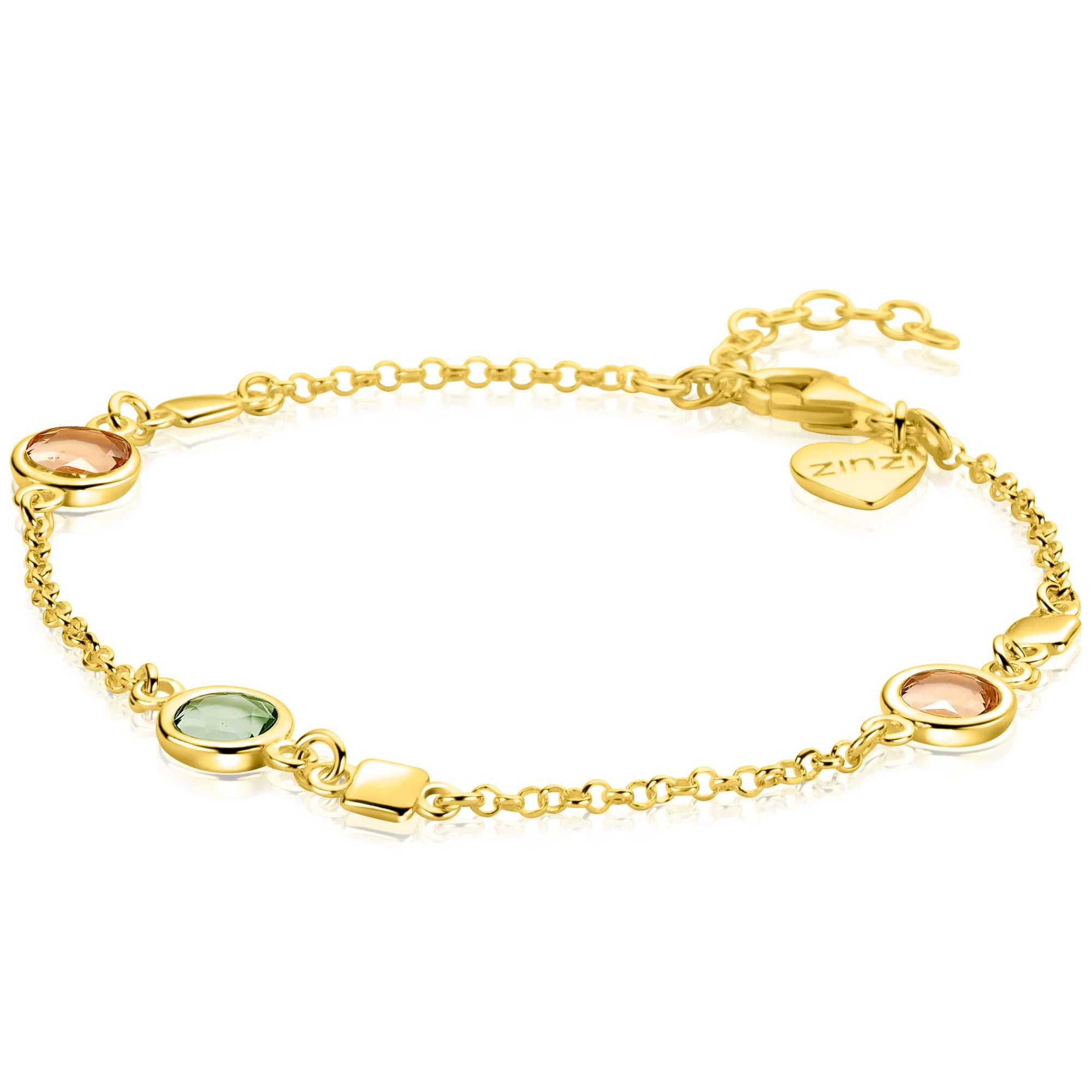 ZINZI Verguld Zilveren Armband ZIA2907 - ZIA2907