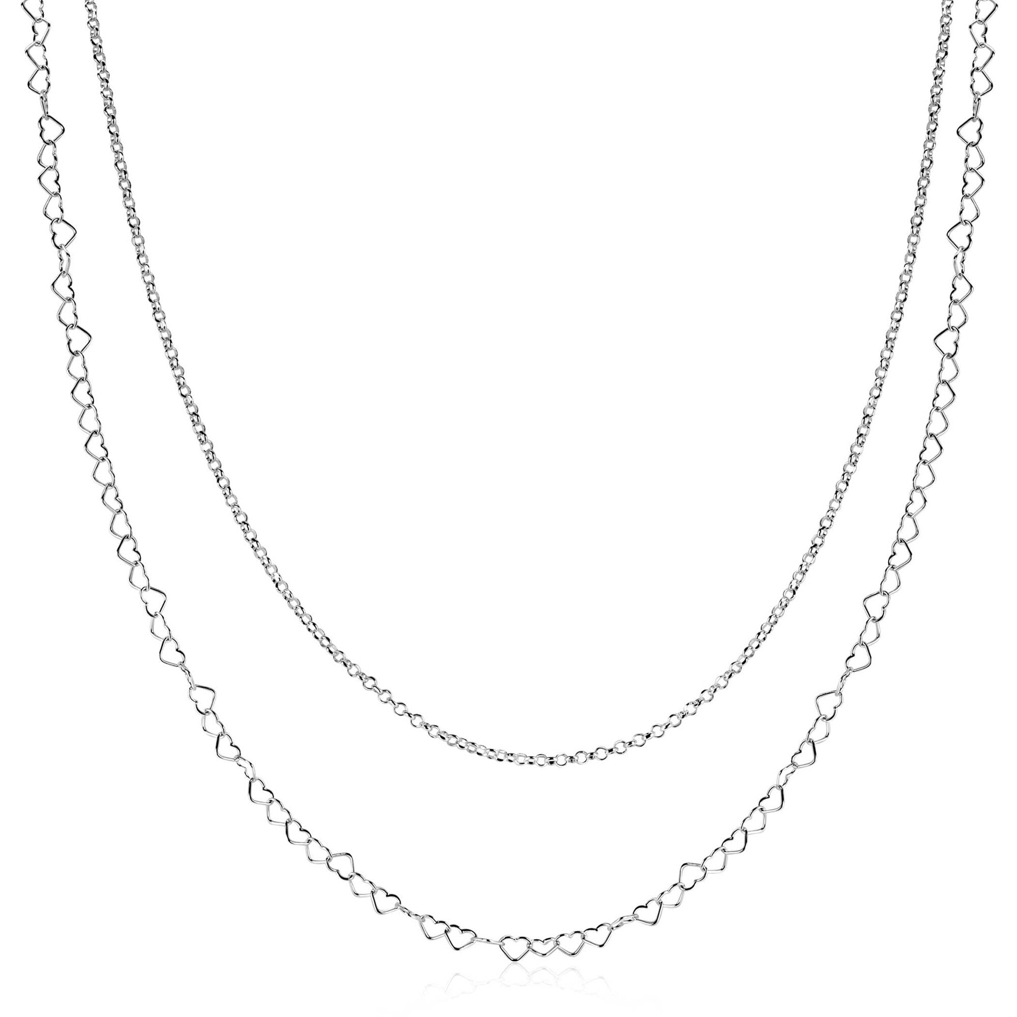 ZINZI Zilveren Schakelketting ZIC2775