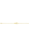 ZINZI gold plated zilveren armband met paperclip-schakels 17-20cm ZIA2634