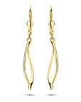 14K geelgouden oorhangers brisur haak 41 mm - 4034898 - PansiteNederland.nl