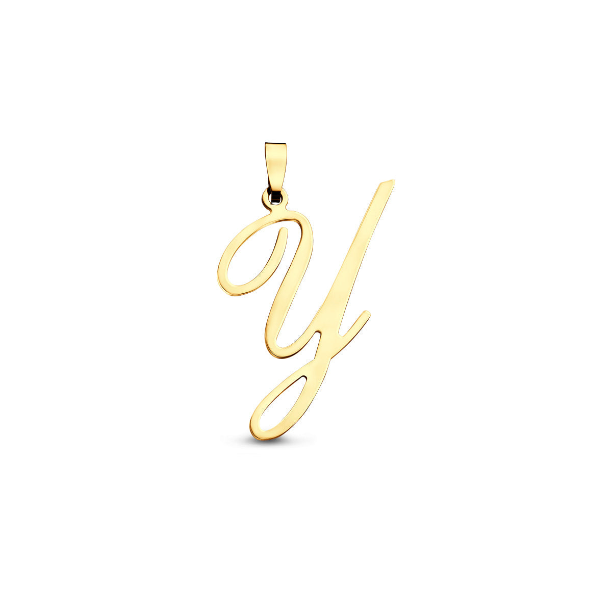 Hanger sierletter Y 30 mm 14K geelgoud #Letter_Y