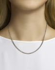 Stalen collier geslepen gourmette 3,4 mm | 6502459 - PansiteNederland.nl