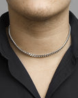 Stalen heren ketting geslepen gourmette 6,2 mm - PSN6502436 - PansiteNederland.nl