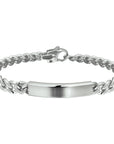 Edelstaal Graveerarmband Gourmette 9 mm 6504845 - PansiteNederland.nl