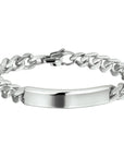 Graveerarmband gourmet poli-mat plaat 11 mm 21 cm - PSN6504848