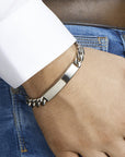 Edelstaal Graveerarmband 10,5 Mm 22 Cm 6504849