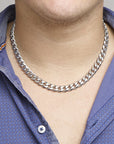 Stalen gourmette ketting 10,5 mm - 50 cm | 6505318 - PansiteNederland.nl