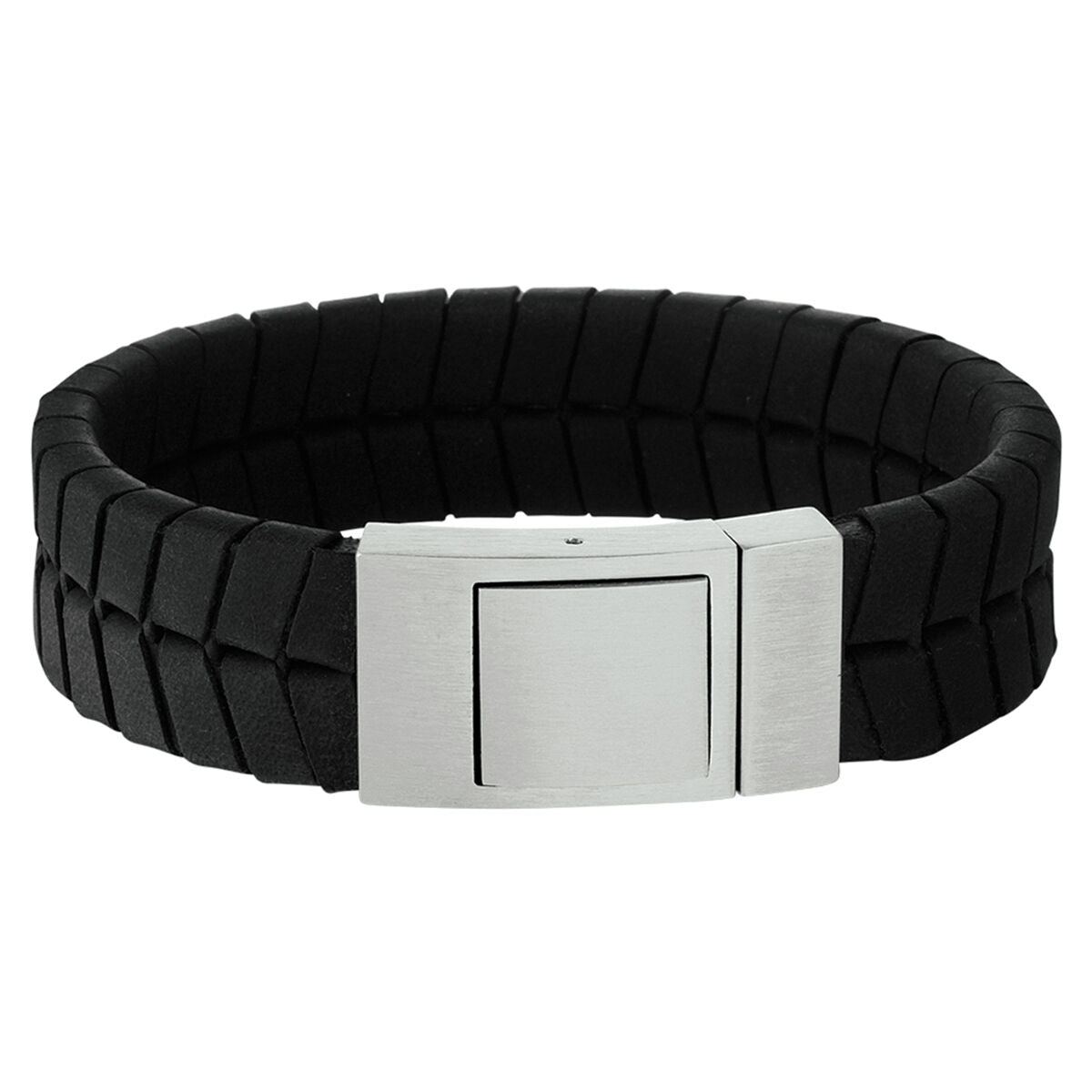 Stalen armband leer 18 mm 21 cm PSN6505643, exclusief en kwalitatief hoogwaardig. Ontdek nu!
