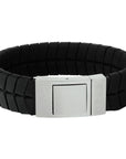 Stalen armband leer 18 mm 21 cm PSN6505643, exclusief en kwalitatief hoogwaardig. Ontdek nu!