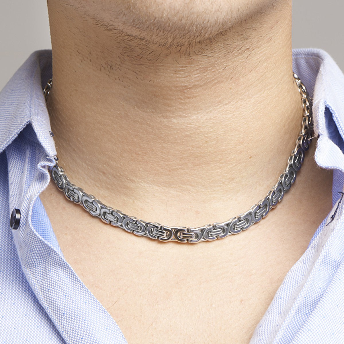 Stalen koningsketting 8,5 mm | 6505762 - PansiteNederland.nl