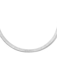 edelstaal collier slang plat 4,2 mm 42 + 4 cm 6506071