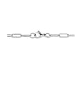 edelstaal collier paperclip vierkante buis 8 mm 43 + 3 cm 6506074