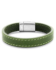 Groene Leren Armband 12,5 mm met Magneetsluiting - 6506131, exclusief en kwalitatief hoogwaardig. Ontdek nu!