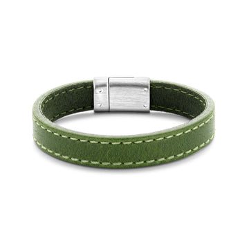 Groene Leren Armband 12,5 mm met Magneetsluiting - 6506131, exclusief en kwalitatief hoogwaardig. Ontdek nu!