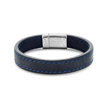 Blauwe Leren Armband 12,5 mm met Magneetsluiting - 6506133, exclusief en kwalitatief hoogwaardig. Ontdek nu!