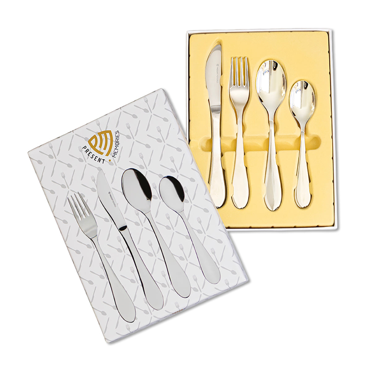 Fantasy Collection Kinderbestek Blanco RVS