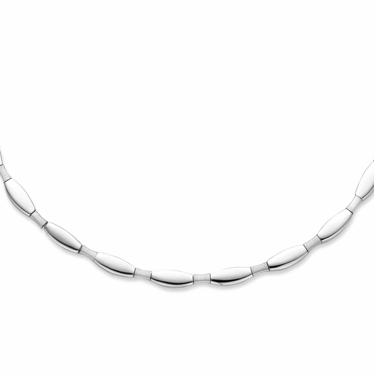 Collier Gerhodineerd Zilver