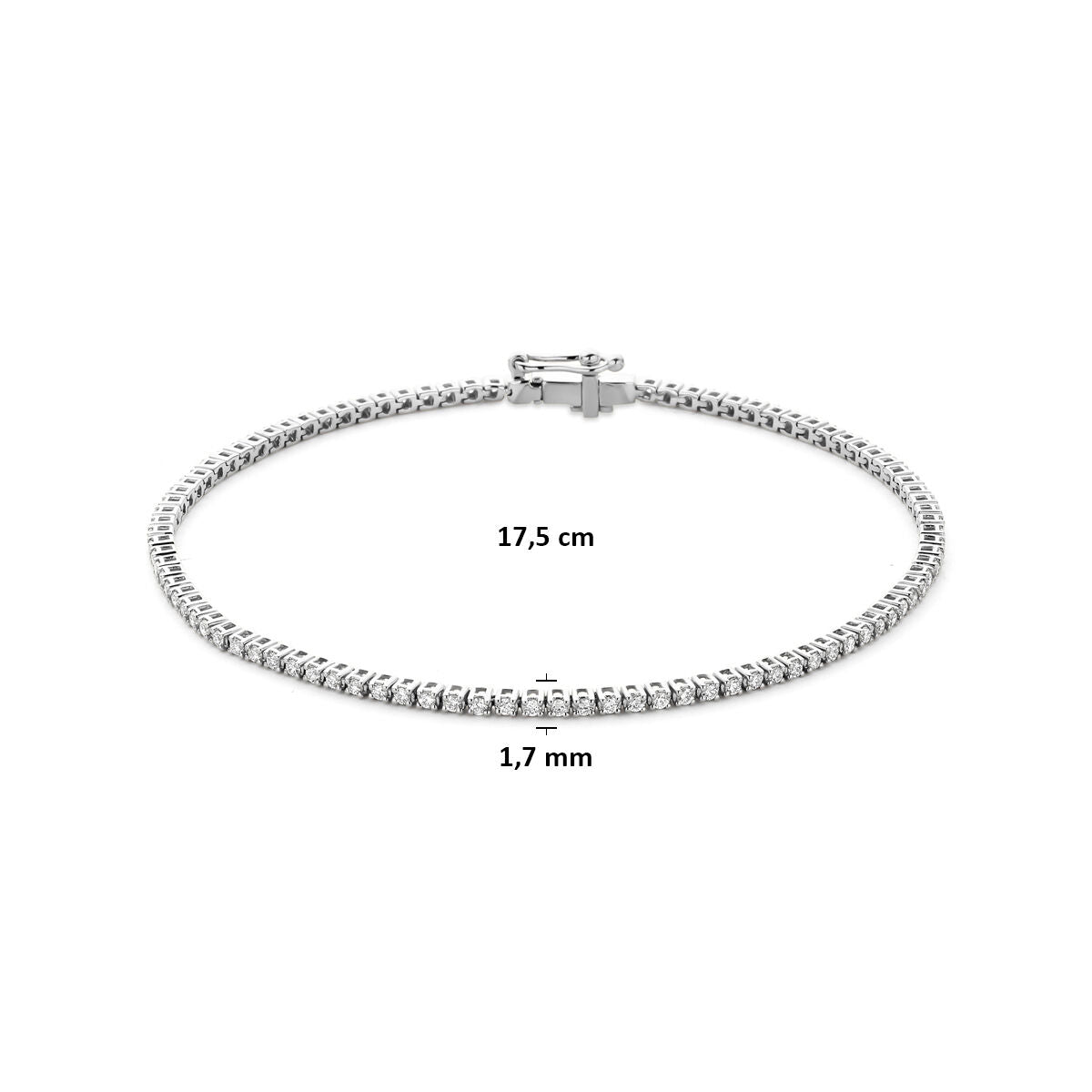 Fantasy Collection 14K Witgouden Diamanten Armband 4106479
