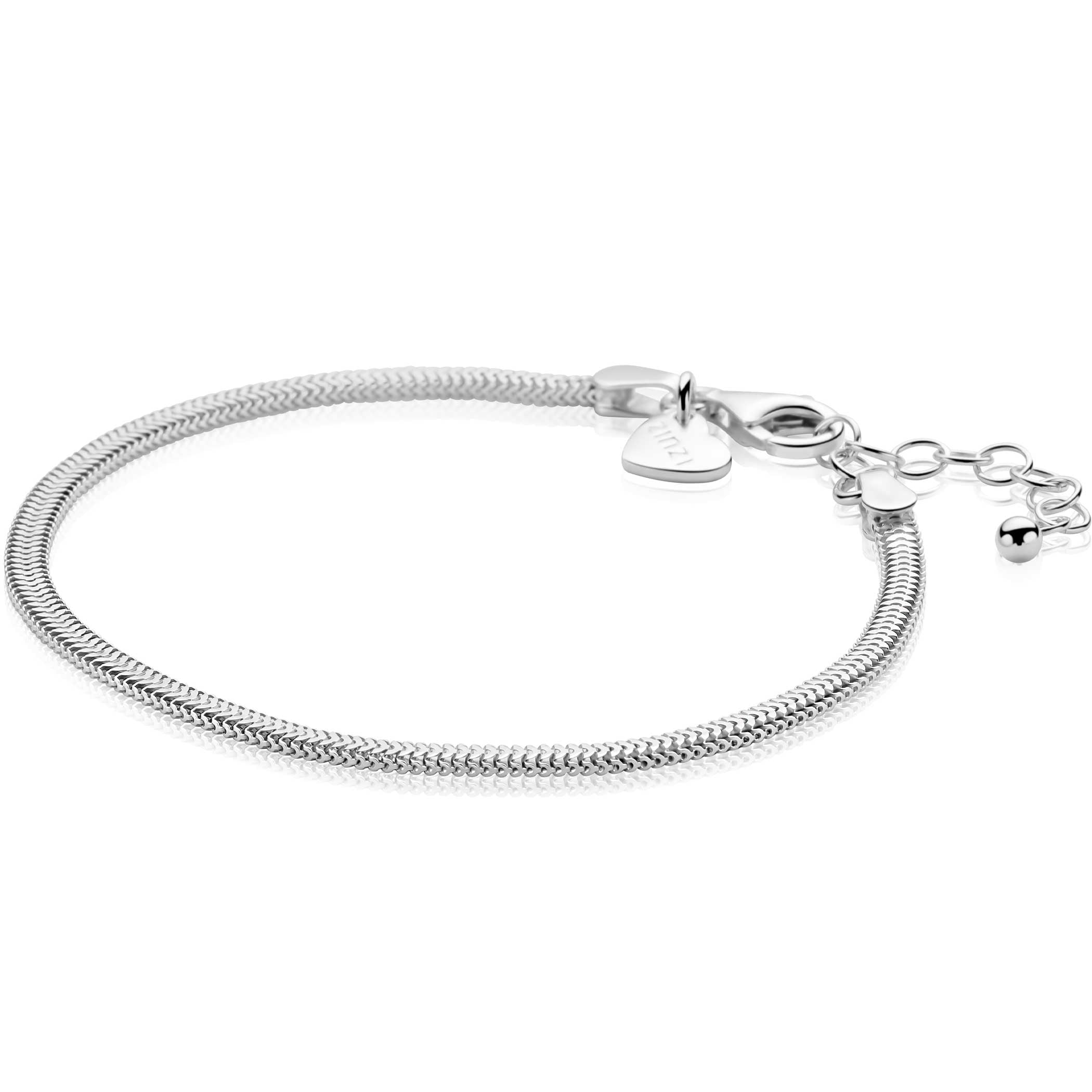 ZINZI Zilveren Armband 18-21cm - ZIA2847
