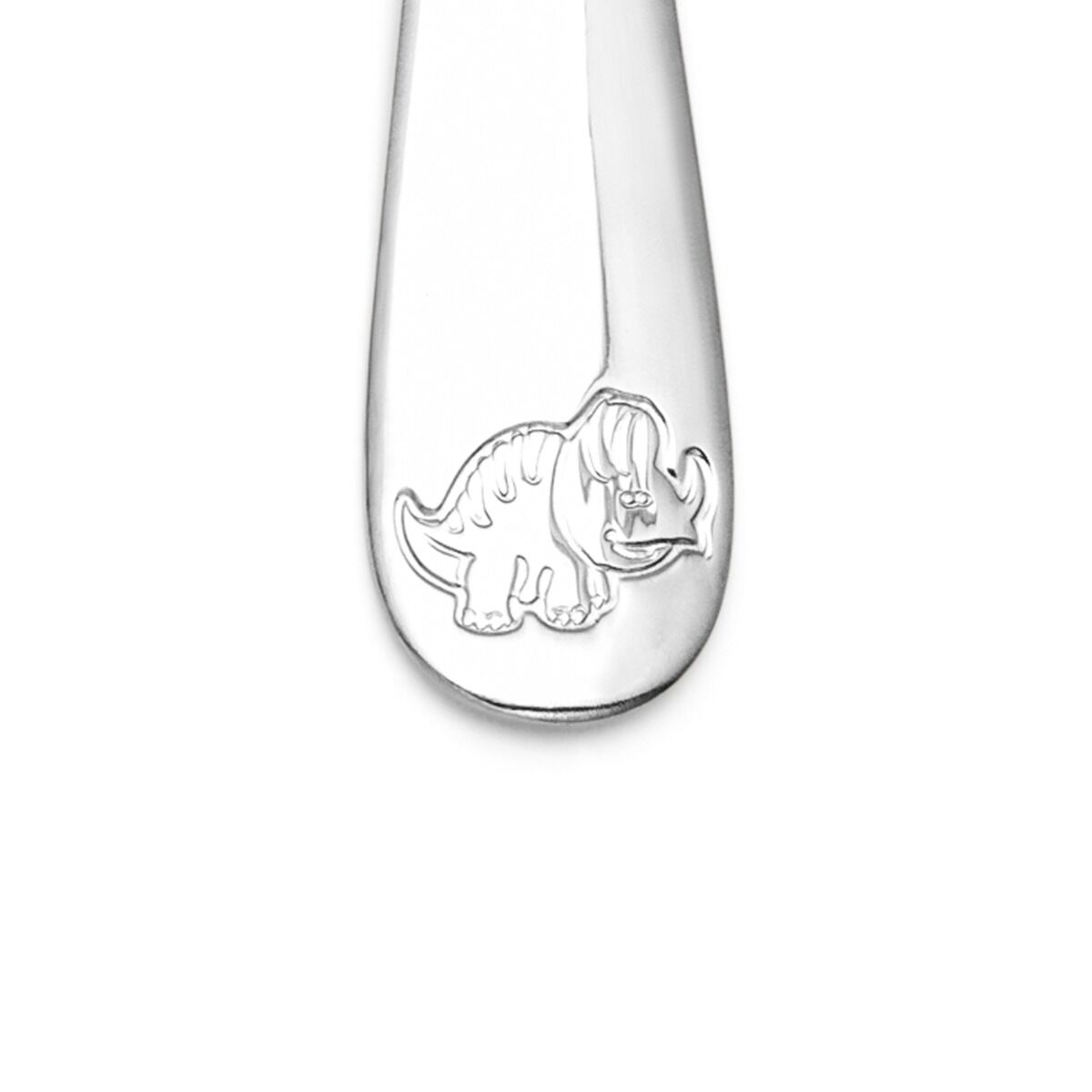 Zilverstad Kinderbestek Dinosaurus RVS