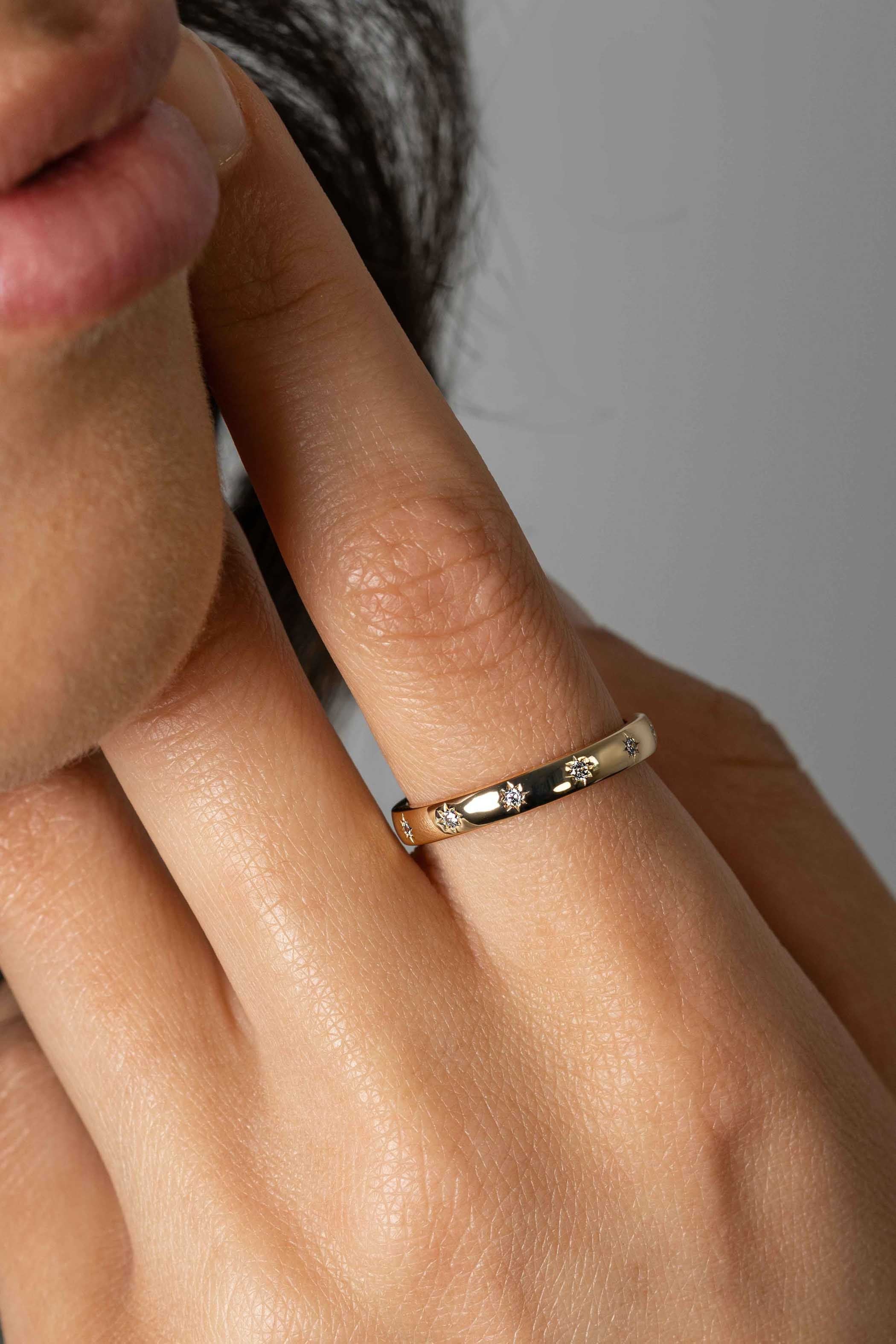 ZINZI Verguld Zilveren Ring met Witte Zirkonia - ZIR2491Y
