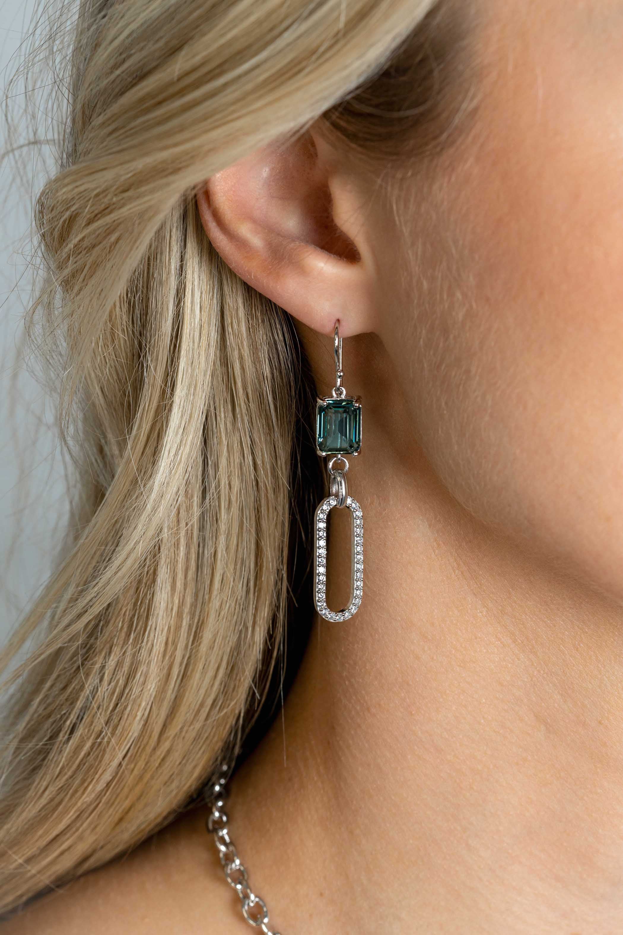ZINZI Zilveren Oorbellen 10 mm blauw - ZIO2487L