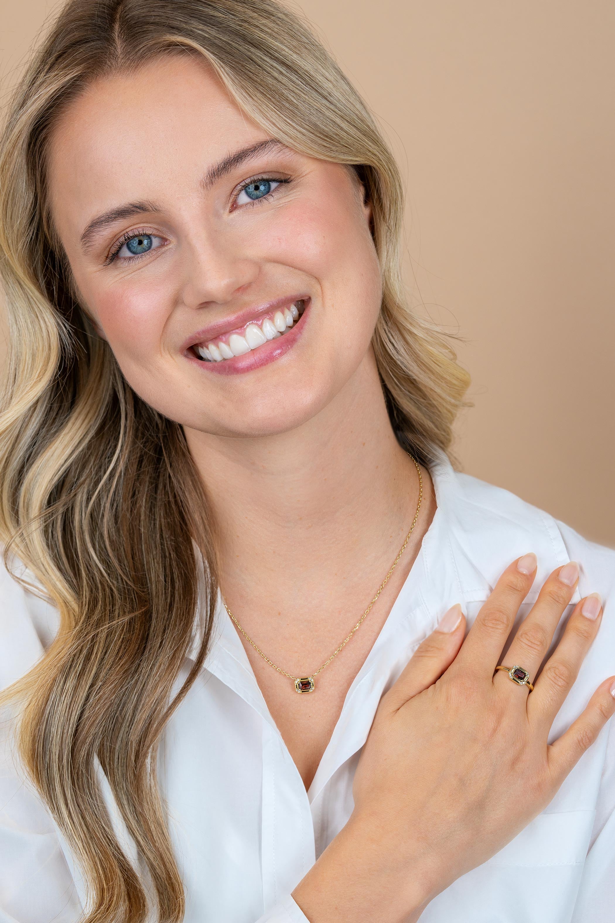 ZINZI Verguld Zilveren Ring met Witte Zirkonia - ZIR2803