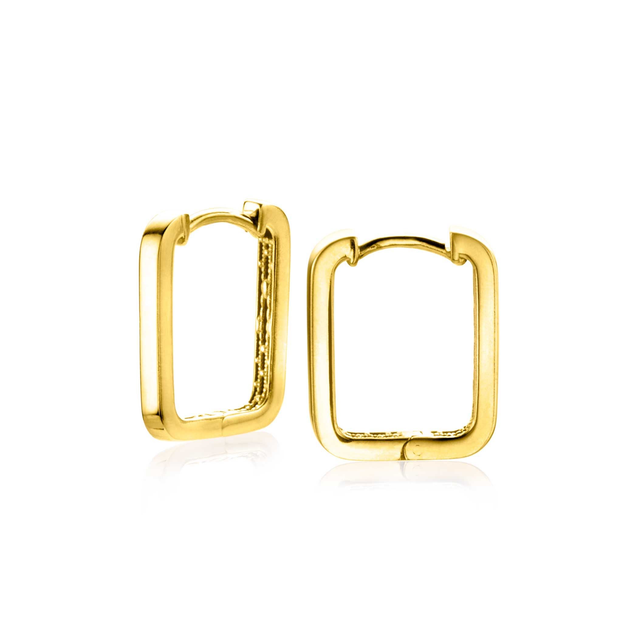 ZINZI 14K Gouden Oorbellen ZGO425 16mm