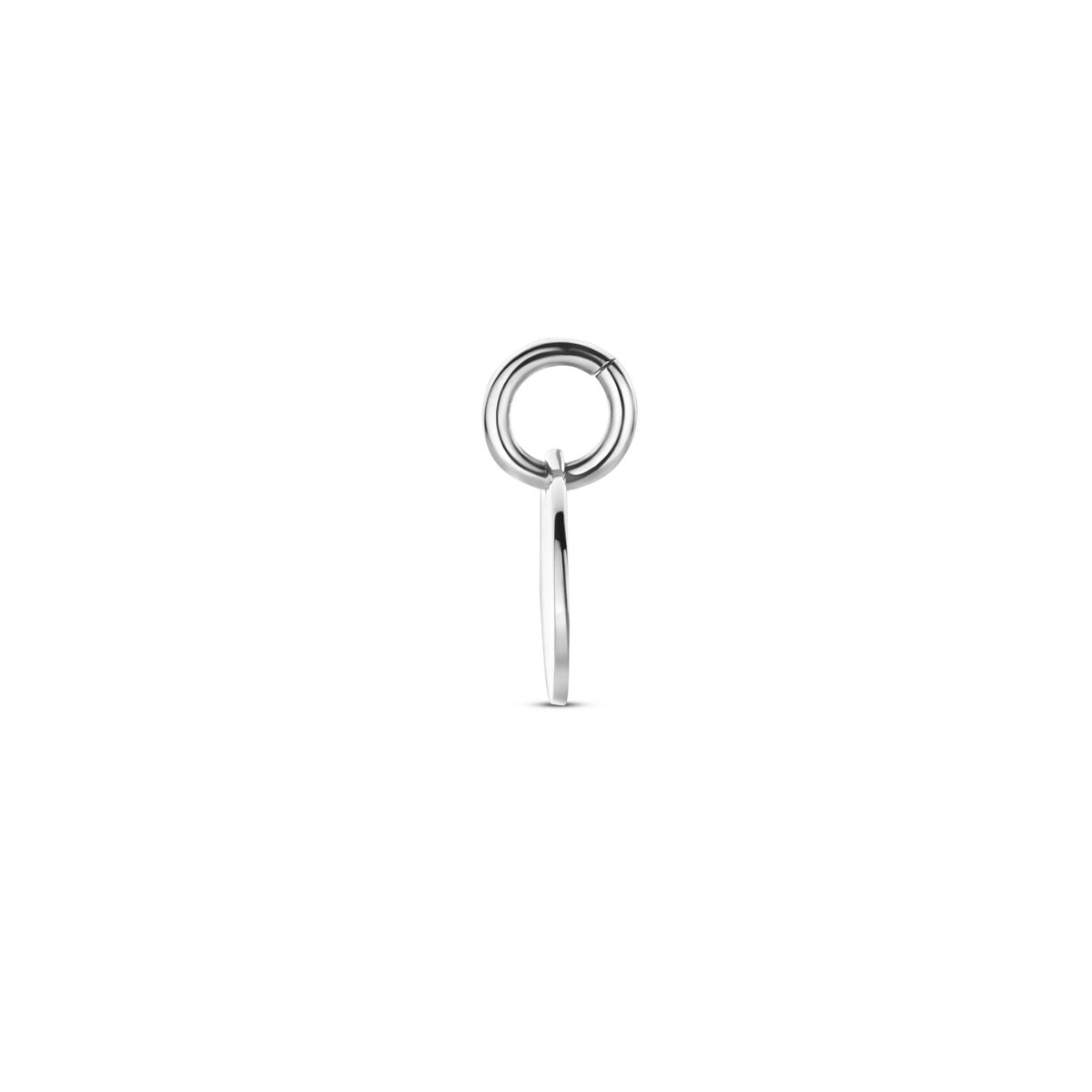 Zilveren gerhodineerde graveerhanger 9,5 mm - 1340753 - PansiteNederland.nl