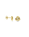 14K geelgouden oorknoppen zirkonia 6 mm - 4034653