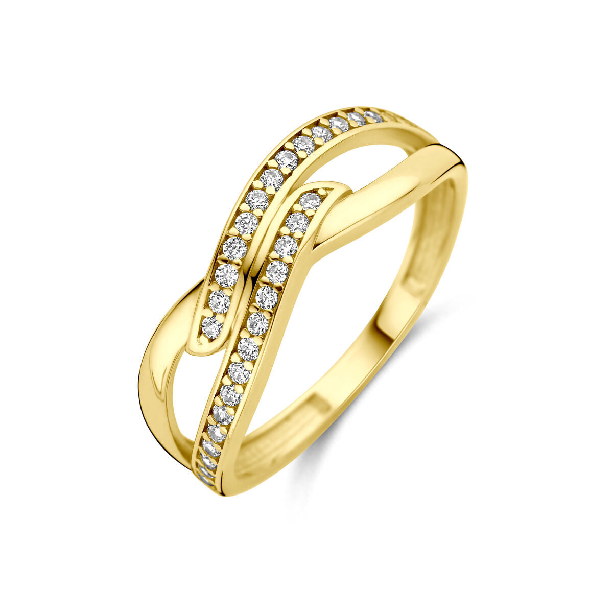 Fantasy Collection 9K ring zirkonia 9K geelgoud