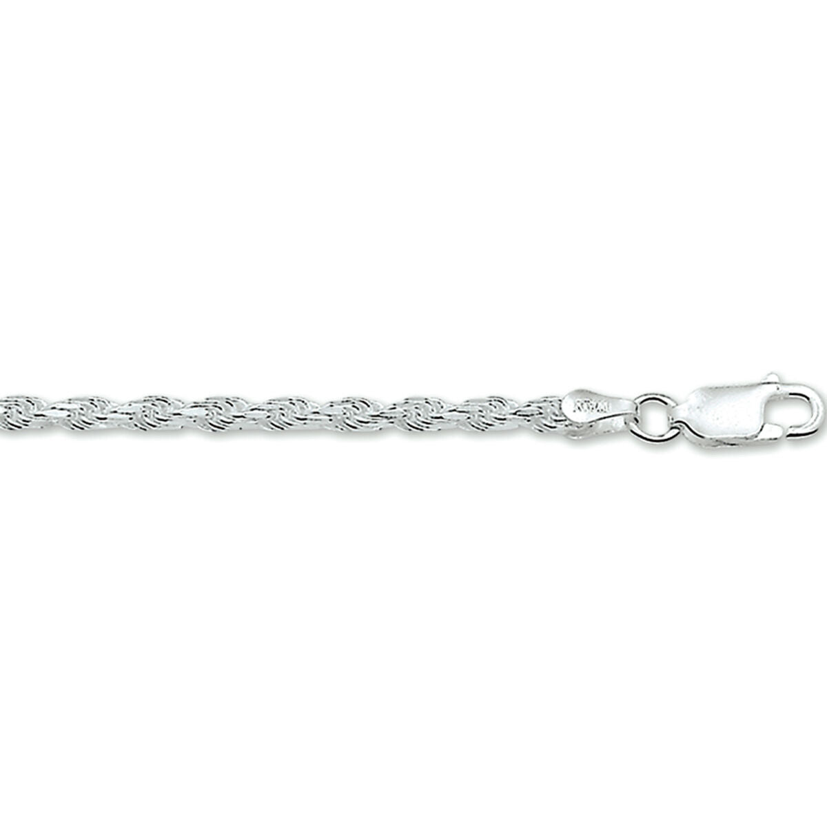 Fantasy Collection Gerhodineerd Zilveren Ketting 1329721
