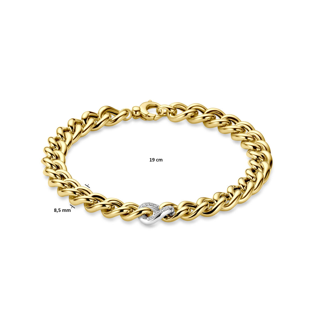 Fantasy Collection 14K Bicolor Gouden Diamanten Armband 4209046
