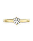 18K Geelgoud Ring Diamant 0.50Ct H Si 7000197 - PansiteNederland.nl