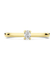 18K Geelgoud Ring Diamant 0.15Ct G Vsi 7000214 - PansiteNederland.nl
