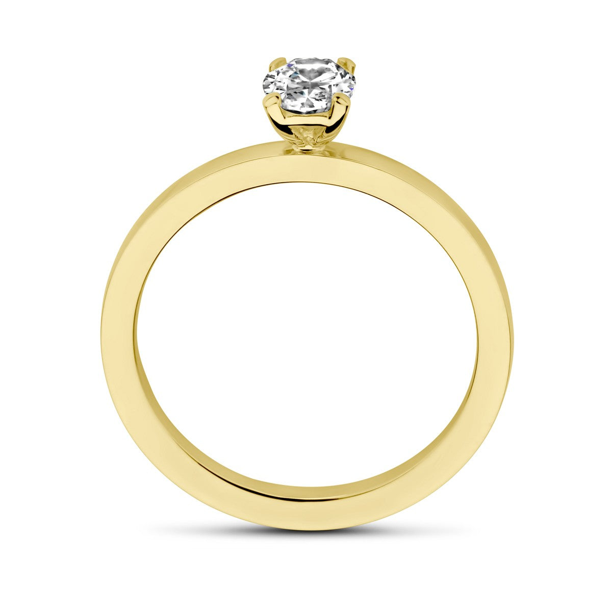18K Geelgoud Ring Diamant 0.50Ct G Vsi 7000223 - PansiteNederland.nl
