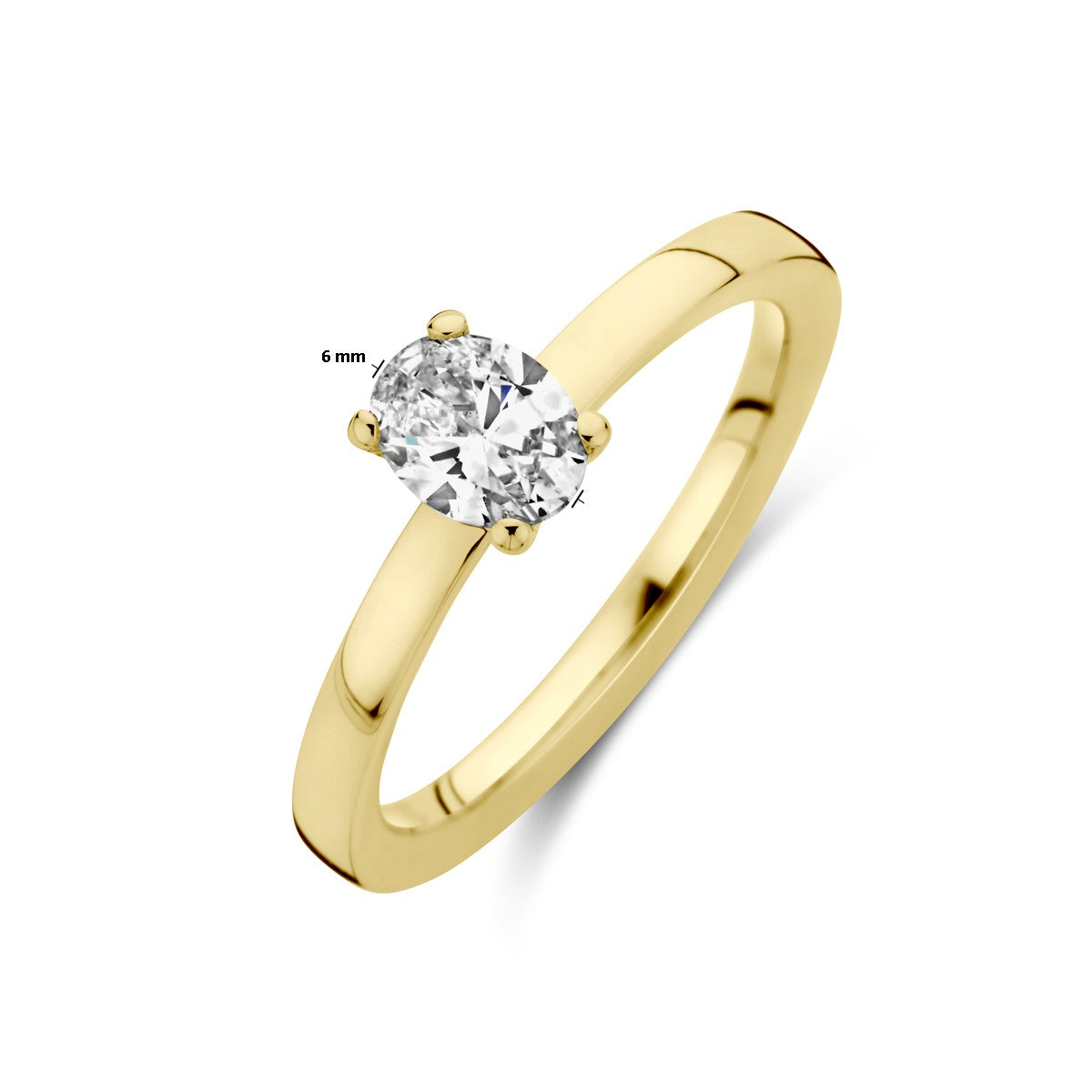 18K Geelgoud Ring Diamant 0.50Ct G Vsi 7000223 - PansiteNederland.nl