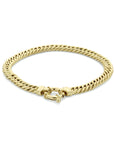 18K Geelgoud Armband Gourmette 5,8 Mm 19 Cm Met Groot Springslot 7000250