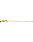 18K geelgoud collier anker gediamanteerd 1,1 mm 41 - 43 - 45 cm 7000258