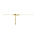 18K geelgoud collier rutiel kwarts 42 - 45 cm 7000286 - PansiteNederland.nl
