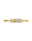 18K Geelgoud Ring Diamant 0.12Ct H Si 7000293 - PansiteNederland.nl