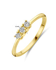 18K Geelgoud Ring Diamant 0.12Ct H Si 7000293 - PansiteNederland.nl