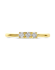 18K Geelgoud Ring Diamant 0.15Ct H Si 7000297