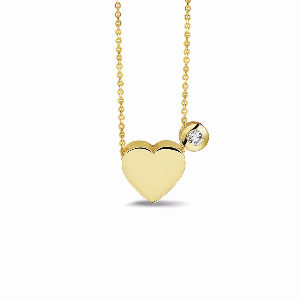 See You Gouden mini hart met steen voor as – 701 – afbeelding 1