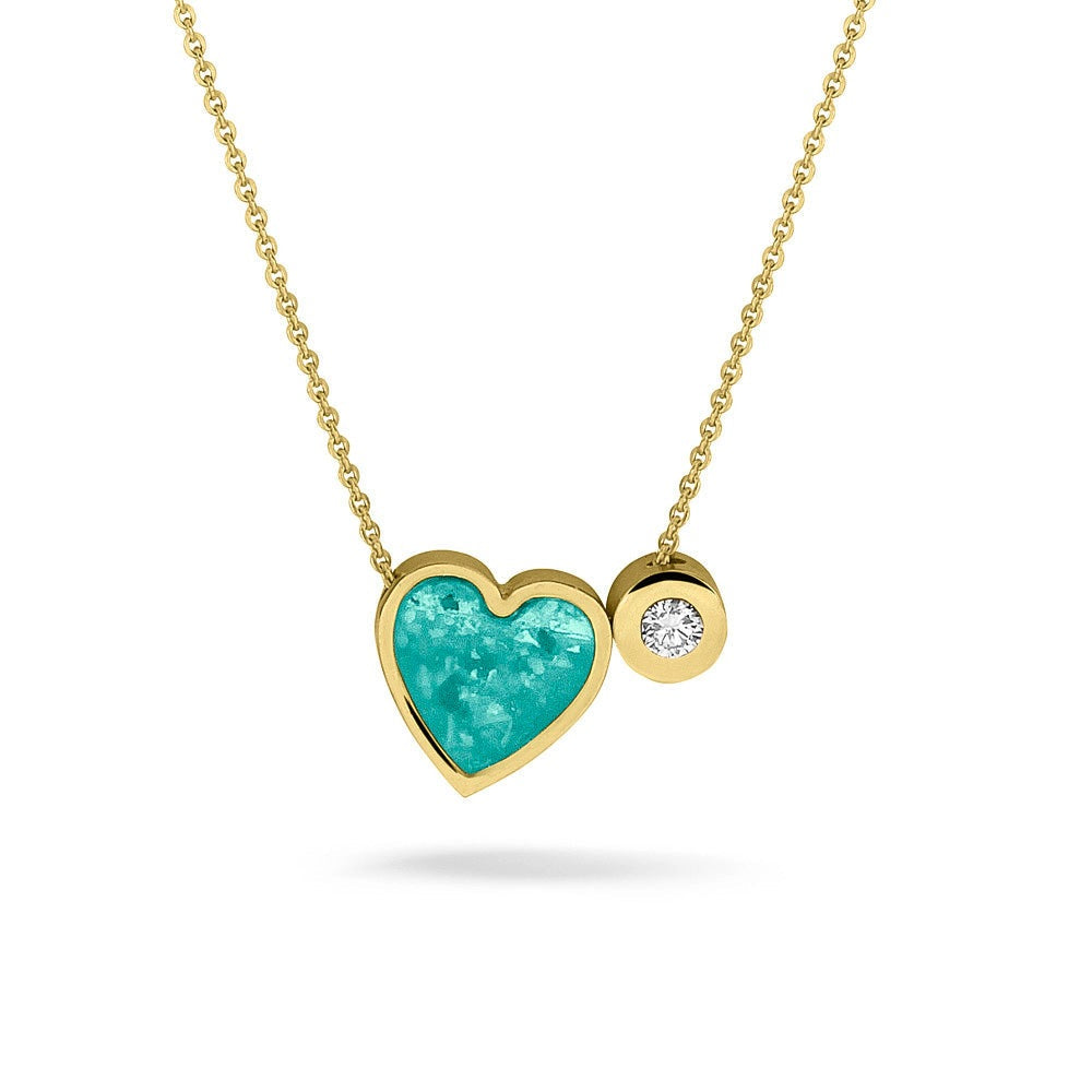 See You Mini hart ashanger in goud met collier – 701 – afbeelding 18