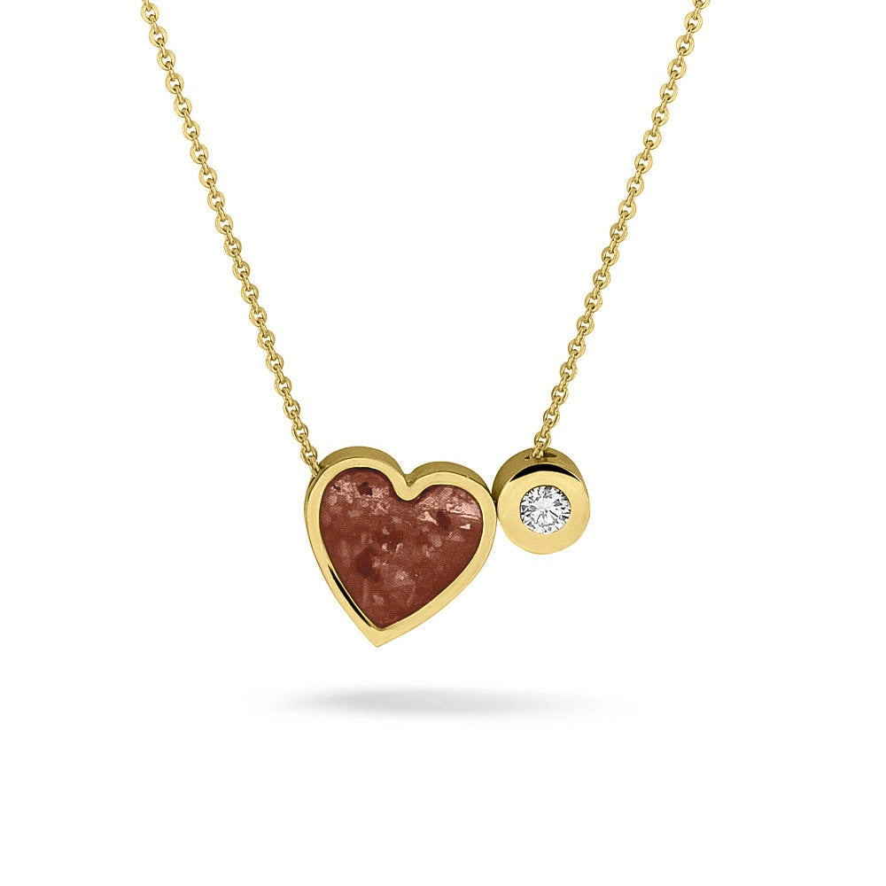 See You Mini hart ashanger in goud met collier – 701 – afbeelding 8