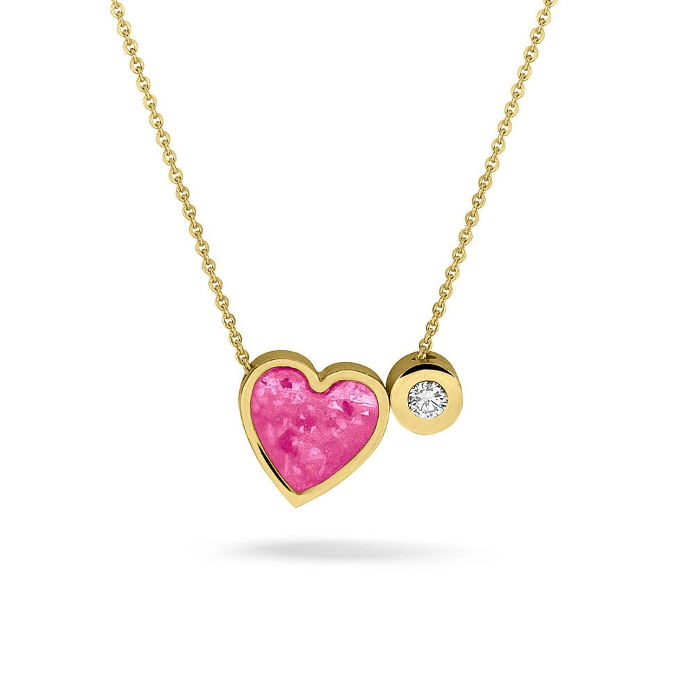 See You Mini hart ashanger in goud met collier – 701 – afbeelding 12